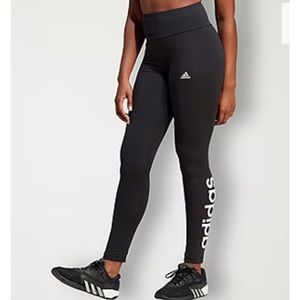 💋NWT Adidas Ultra Black High Rise Full Length Leggings in Sz Xl
